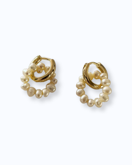Dual-Wear Freshwater Pearl Earrings
