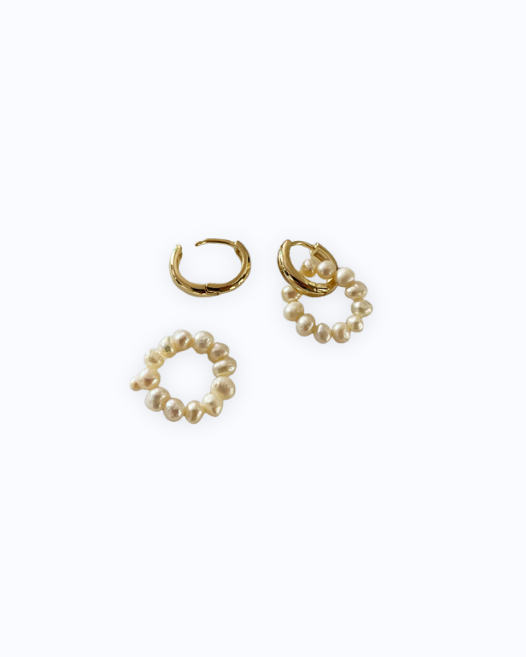 Dual-Wear Freshwater Pearl Earrings